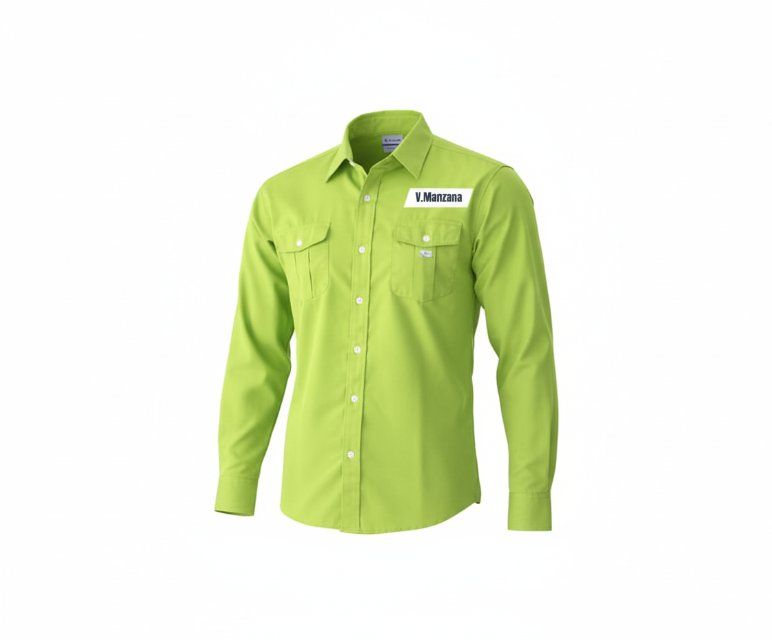 Camisa Columbia Manga Larga Men