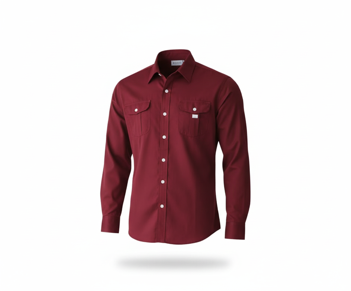 Camisa Columbia Manga Larga Men