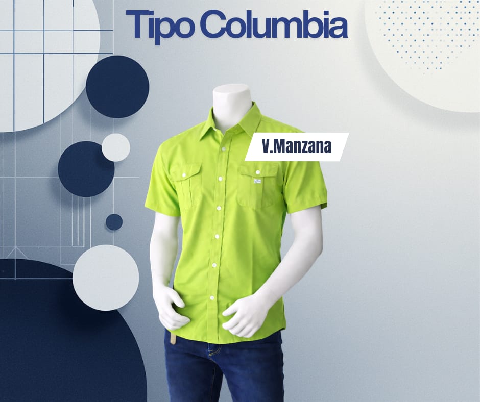 Camisa tipo columbia MC / Mujer