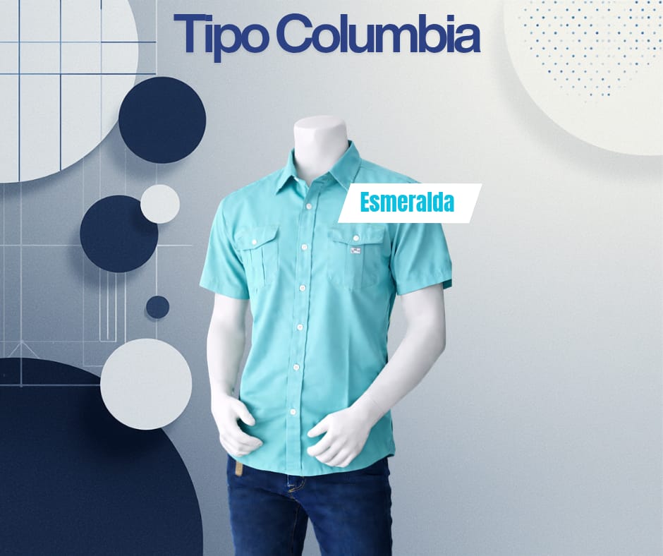 Camisa tipo columbia MC / Mujer