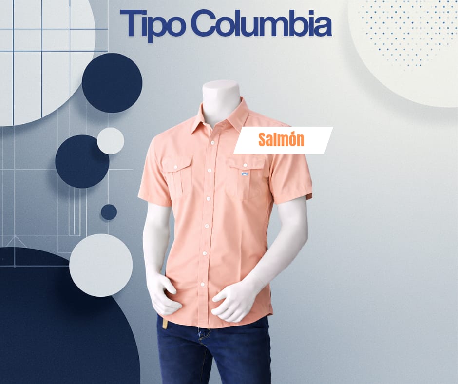 Camisa tipo columbia MC / Mujer