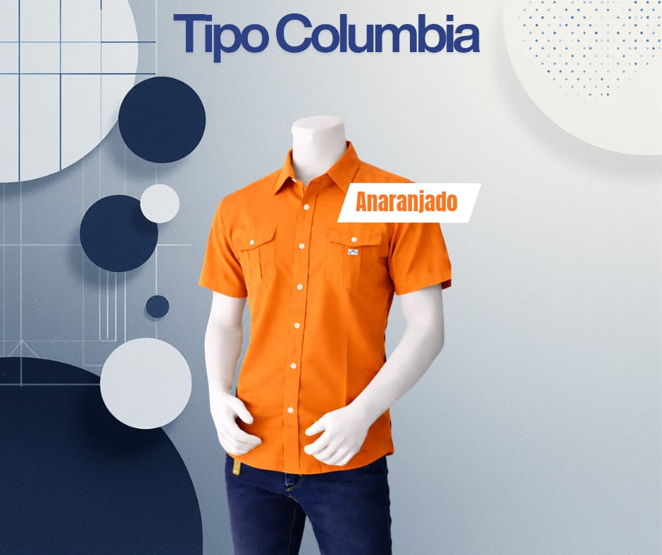 Camisa tipo columbia MC / Mujer