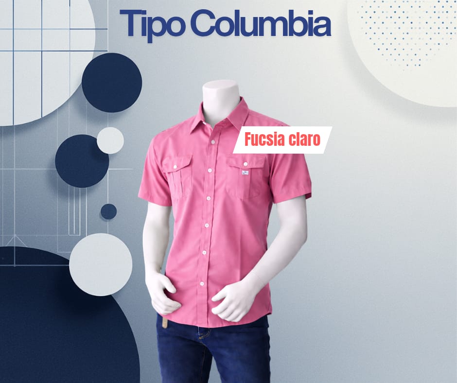 Camisa tipo columbia MC / Mujer