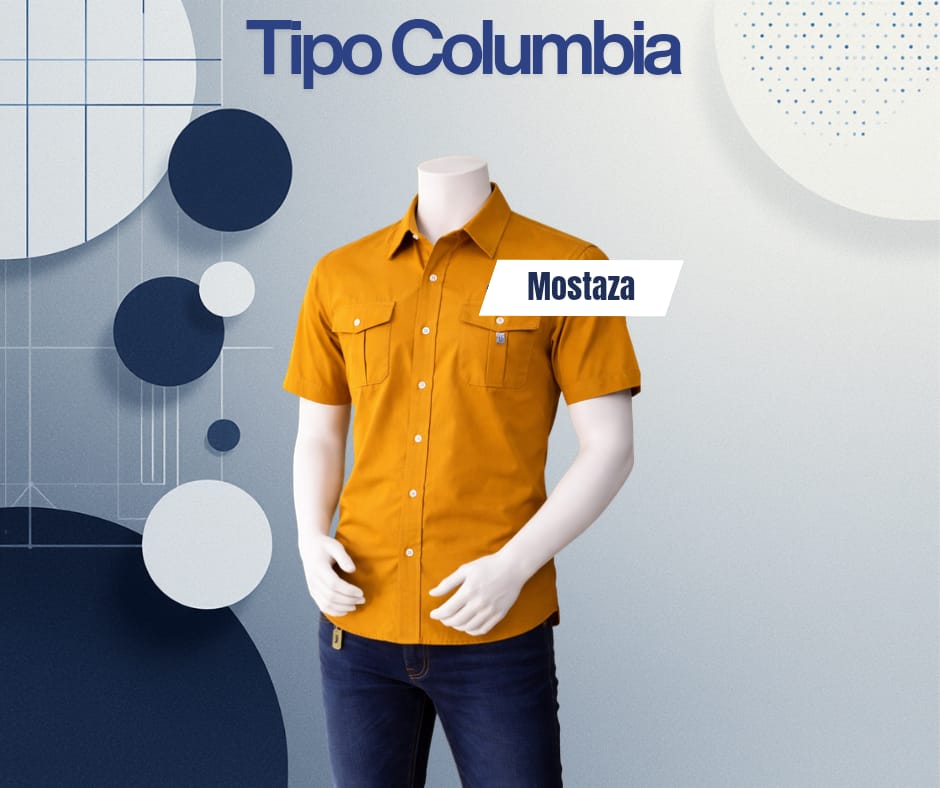 Camisa tipo columbia MC / Mujer