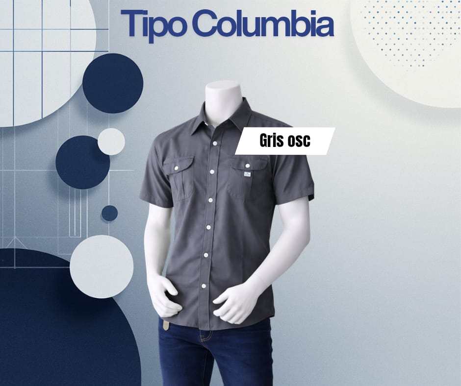 Camisa tipo columbia MC / Mujer