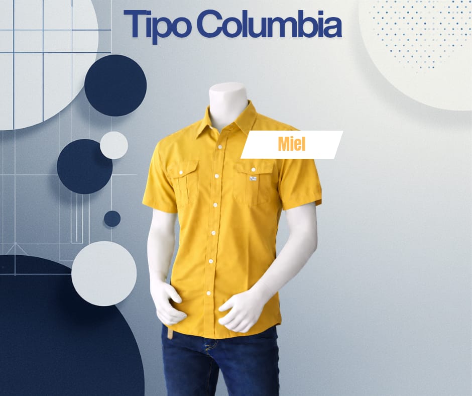 Camisa tipo columbia MC / Mujer