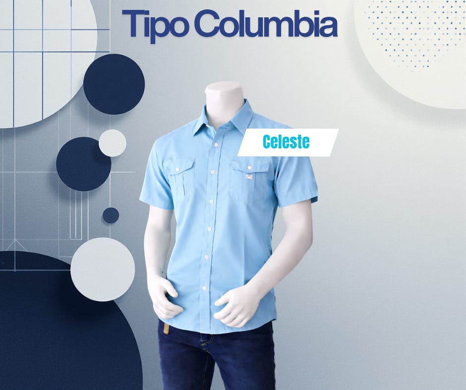 Camisa tipo columbia MC / Mujer