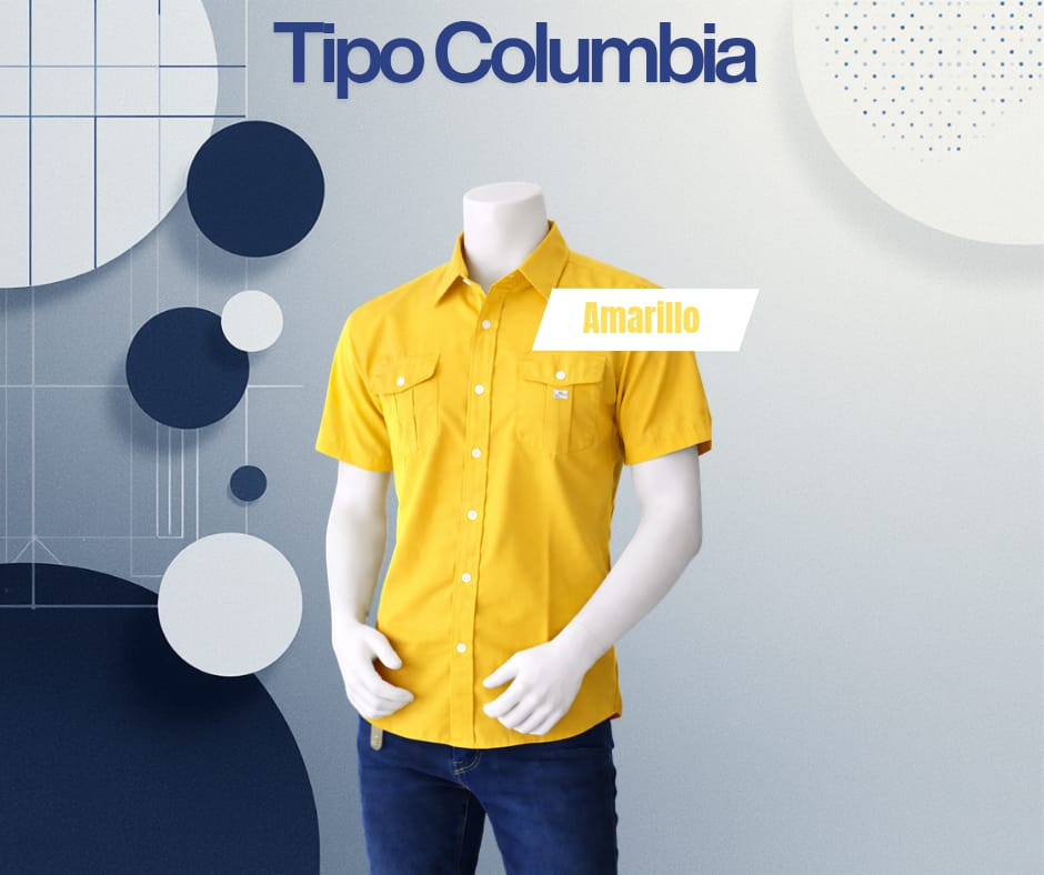 Camisa tipo columbia MC / Mujer
