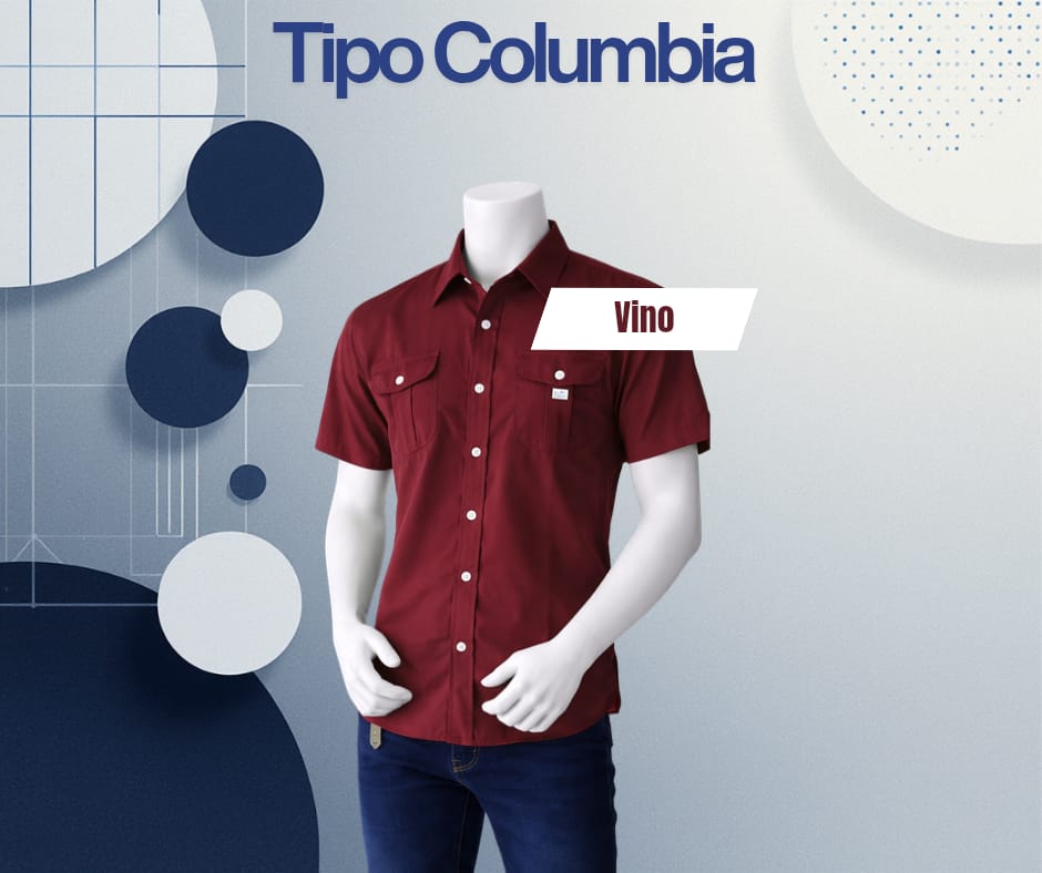Camisa tipo columbia MC / Mujer