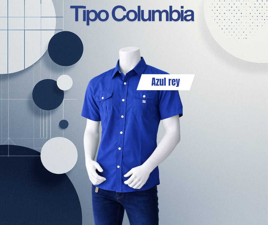 Camisa tipo columbia MC / Mujer