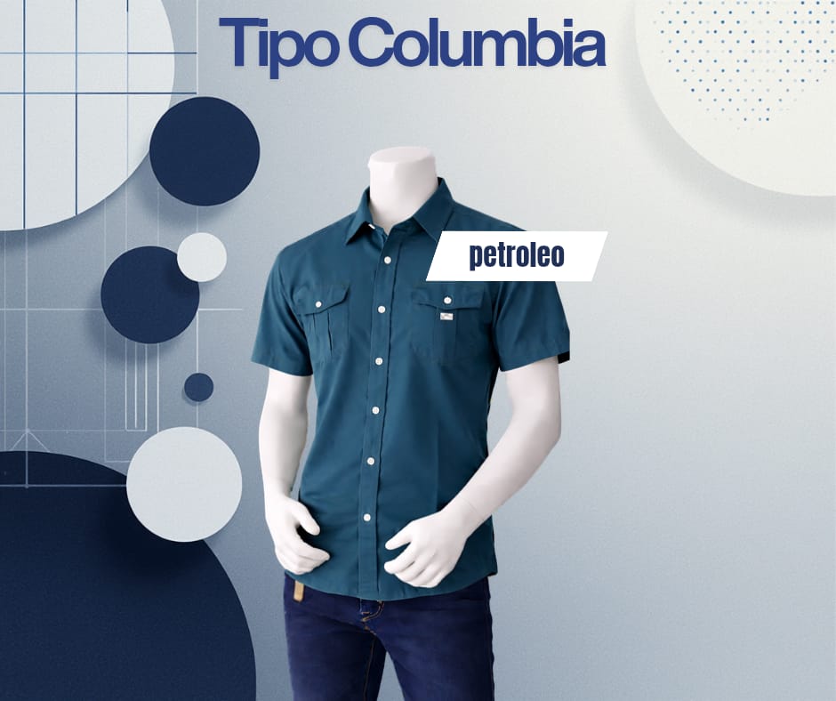 Camisa tipo columbia MC / Mujer
