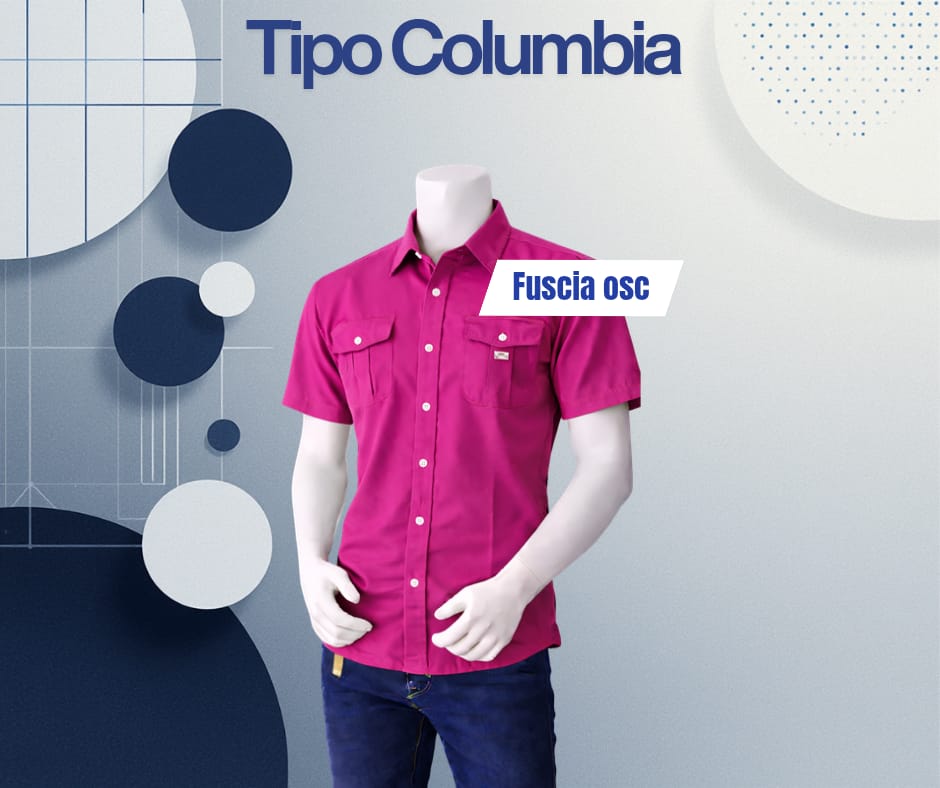 Camisa tipo columbia MC / Mujer