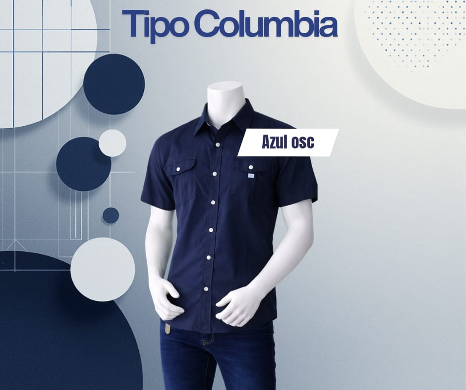 Camisa tipo columbia MC / Mujer
