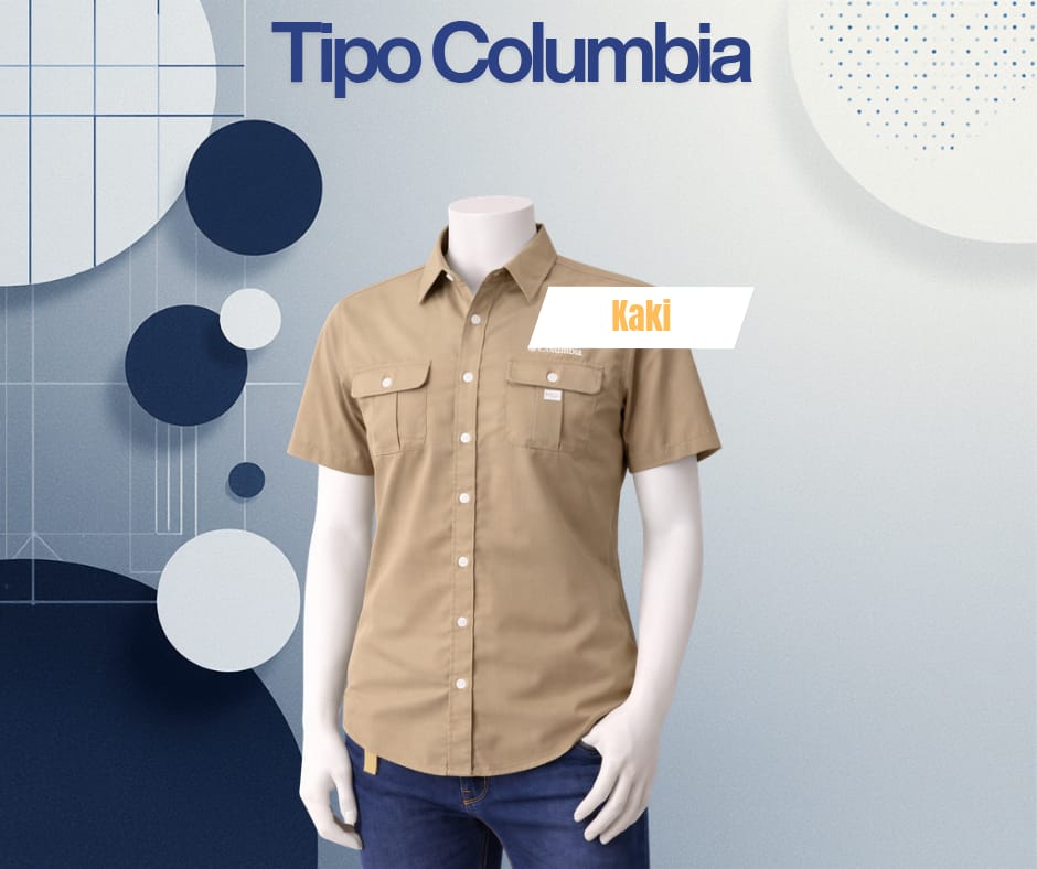Camisa tipo columbia MC / Mujer