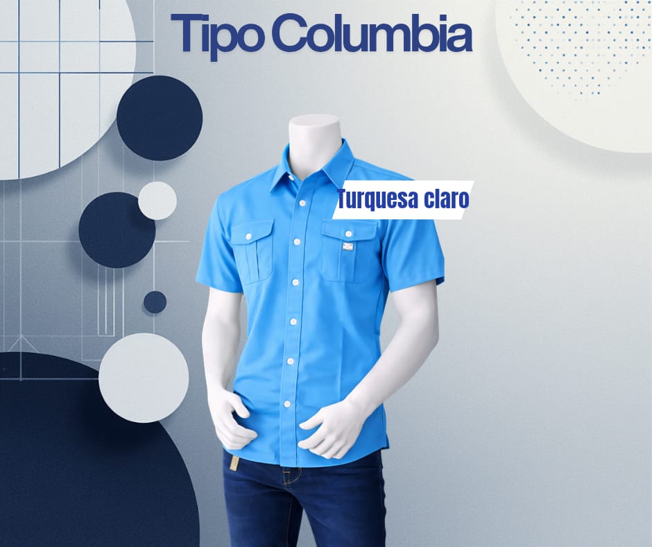 Camisa tipo columbia MC / Mujer