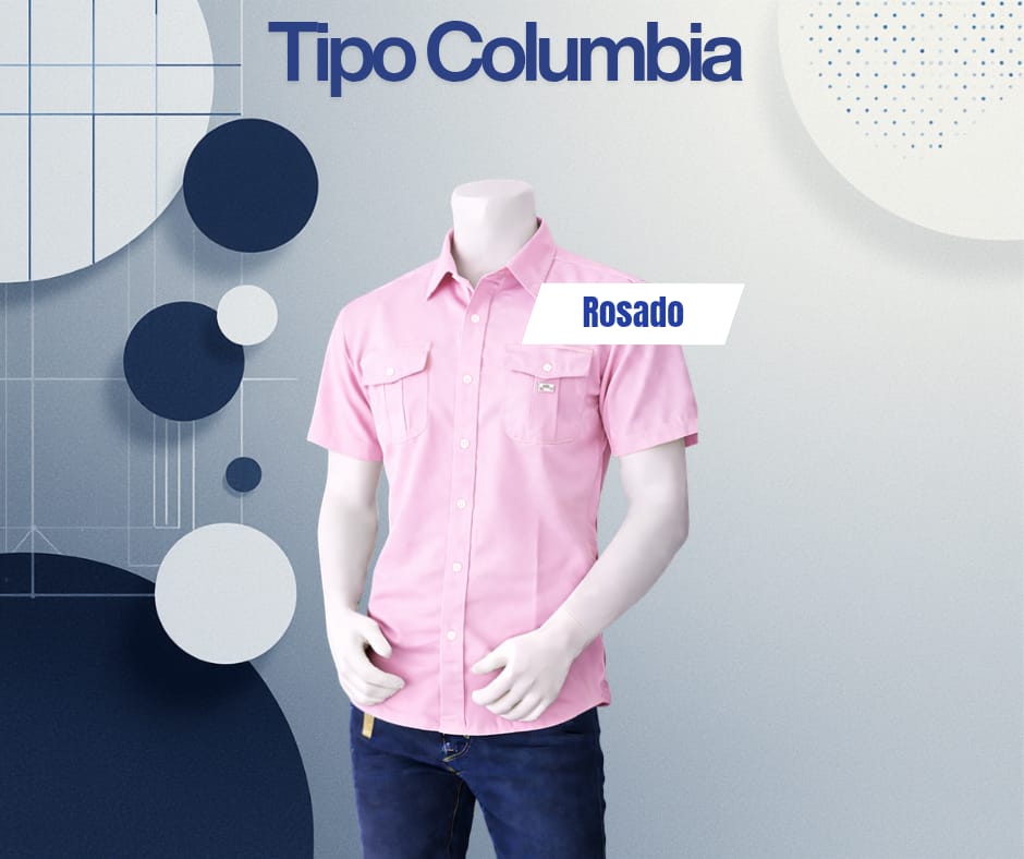 Camisa tipo columbia MC / Mujer
