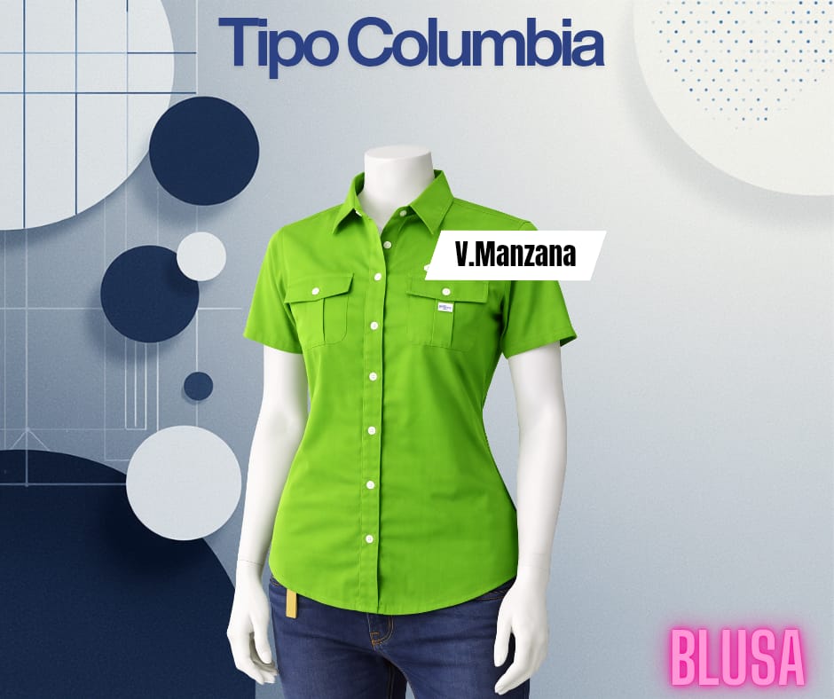 Camisa tipo columbia MC / Hombre